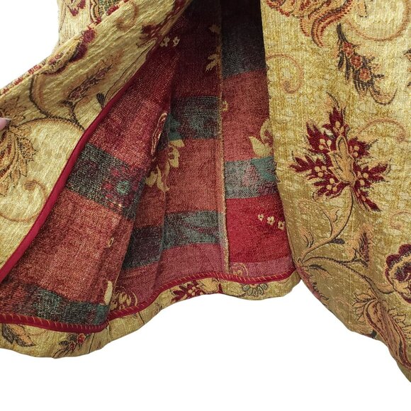 Cabi Y2K Floral‎ Tapestry Jacket Guinevere Brocade Flower Long Fall Coat 179 - Picture 10 of 14
